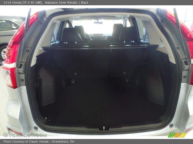 Alabaster Silver Metallic / Black 2016 Honda CR-V EX AWD