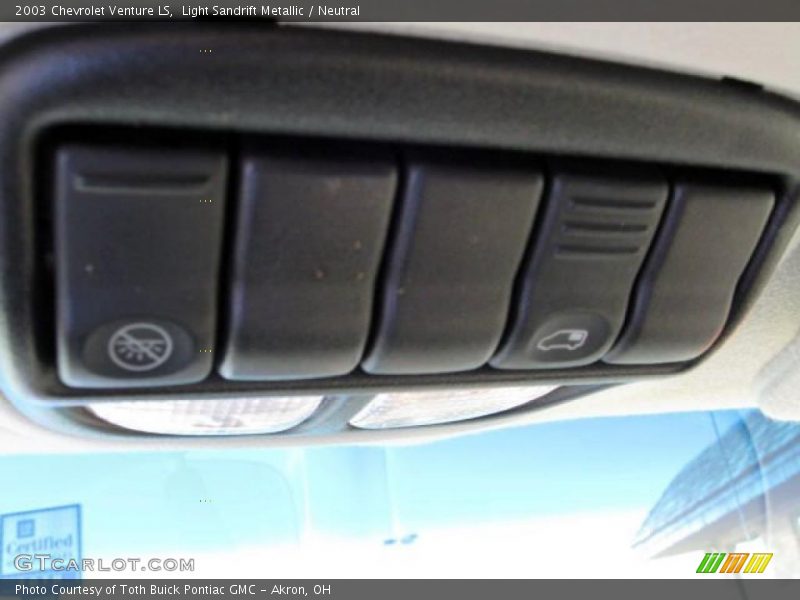 Light Sandrift Metallic / Neutral 2003 Chevrolet Venture LS