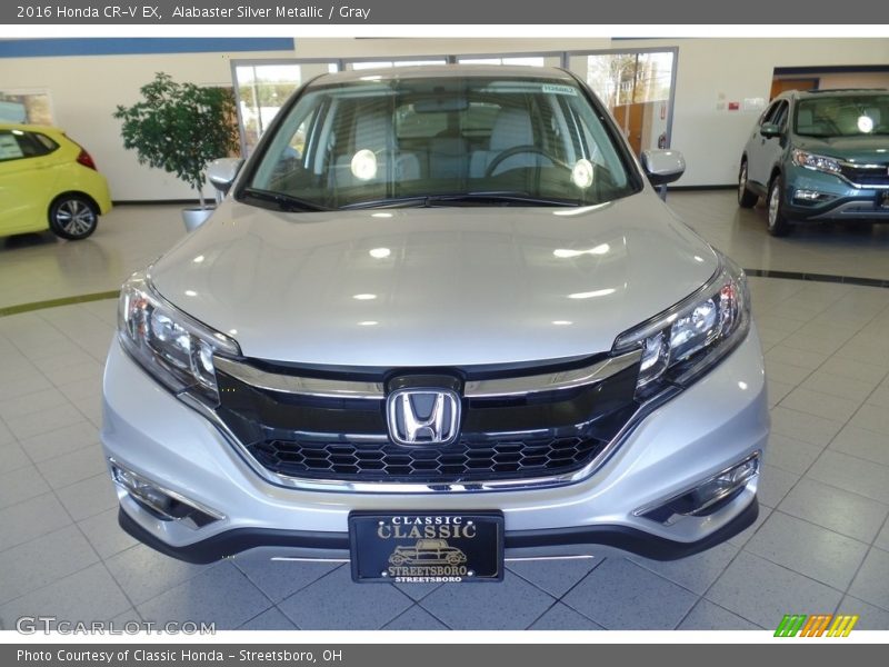 Alabaster Silver Metallic / Gray 2016 Honda CR-V EX