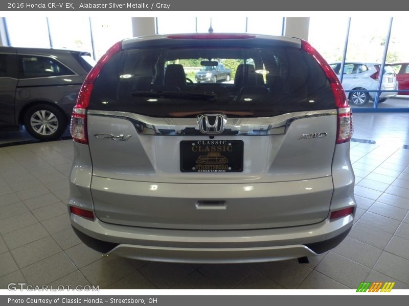 Alabaster Silver Metallic / Gray 2016 Honda CR-V EX