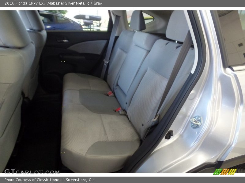 Alabaster Silver Metallic / Gray 2016 Honda CR-V EX