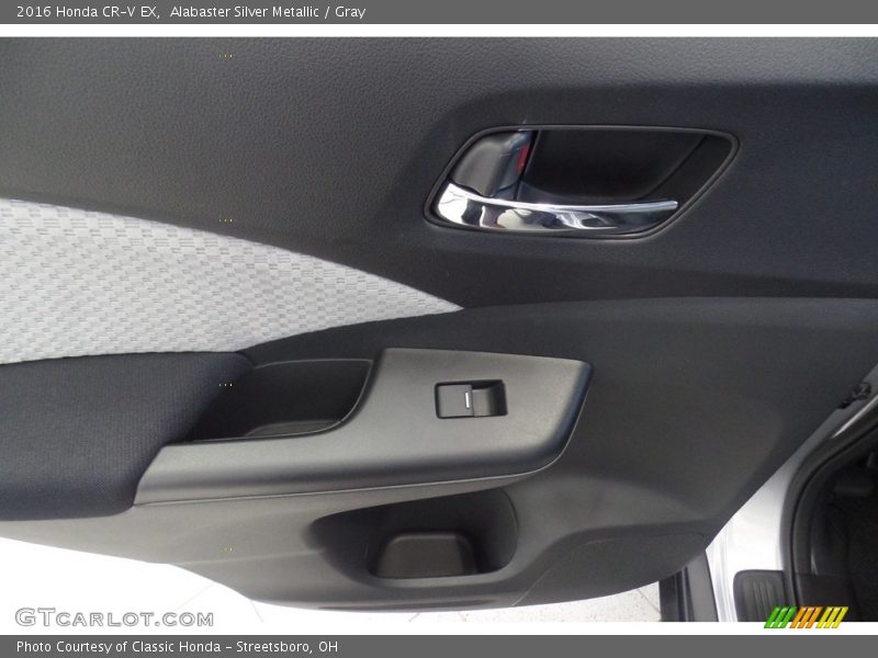 Alabaster Silver Metallic / Gray 2016 Honda CR-V EX