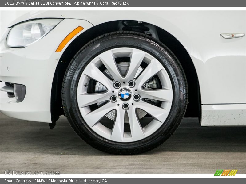 Alpine White / Coral Red/Black 2013 BMW 3 Series 328i Convertible