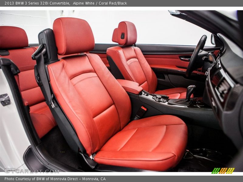 Alpine White / Coral Red/Black 2013 BMW 3 Series 328i Convertible