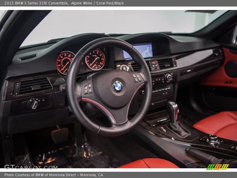 Alpine White / Coral Red/Black 2013 BMW 3 Series 328i Convertible