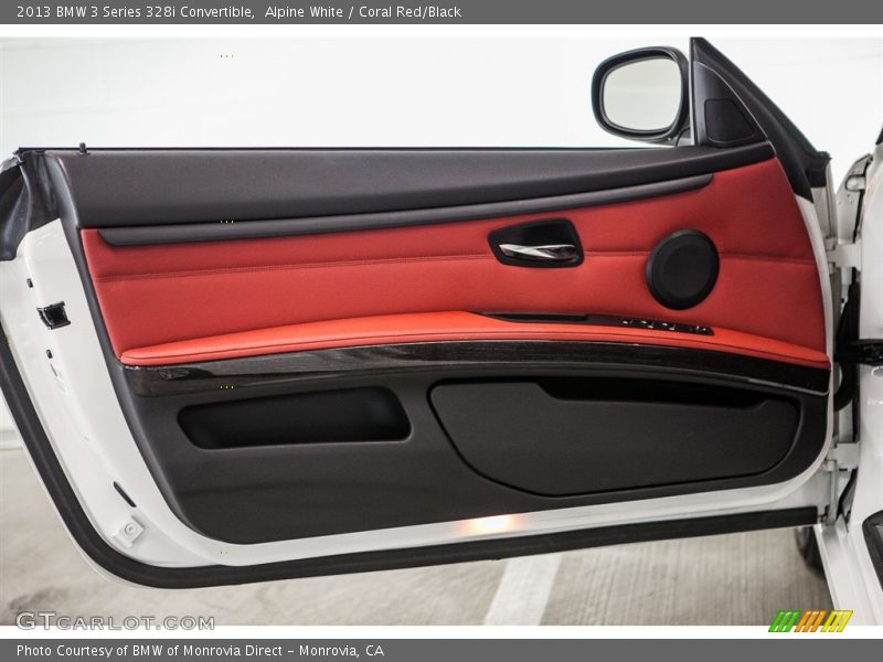 Alpine White / Coral Red/Black 2013 BMW 3 Series 328i Convertible