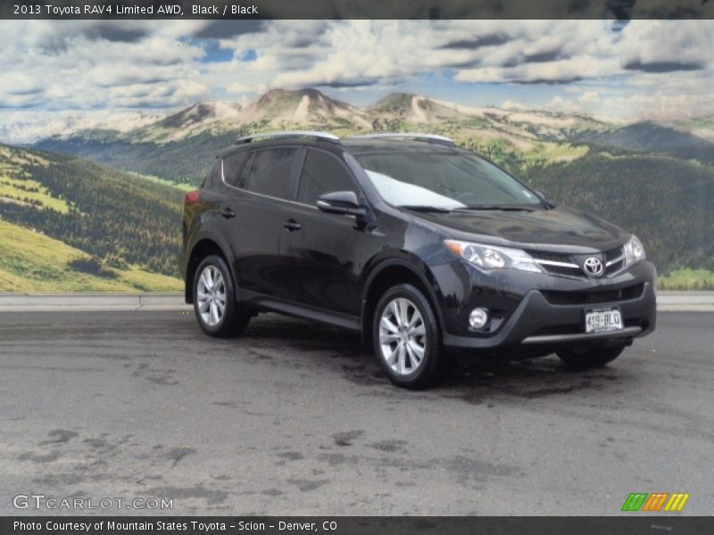 Black / Black 2013 Toyota RAV4 Limited AWD