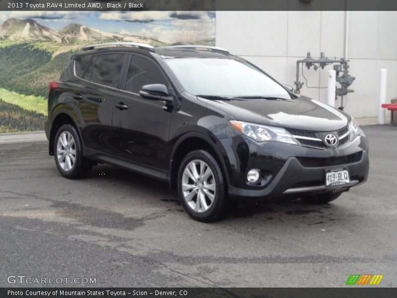 Black / Black 2013 Toyota RAV4 Limited AWD
