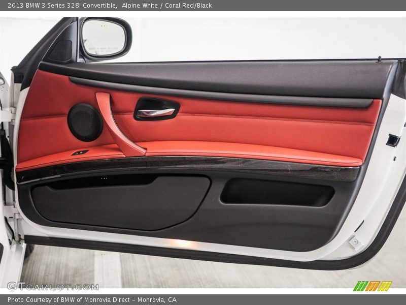 Alpine White / Coral Red/Black 2013 BMW 3 Series 328i Convertible