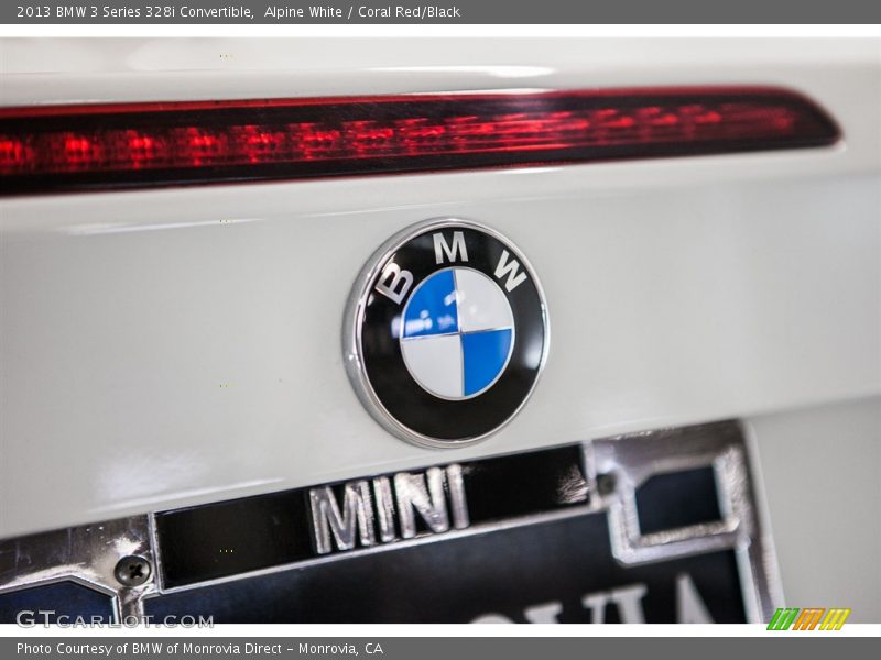 Alpine White / Coral Red/Black 2013 BMW 3 Series 328i Convertible