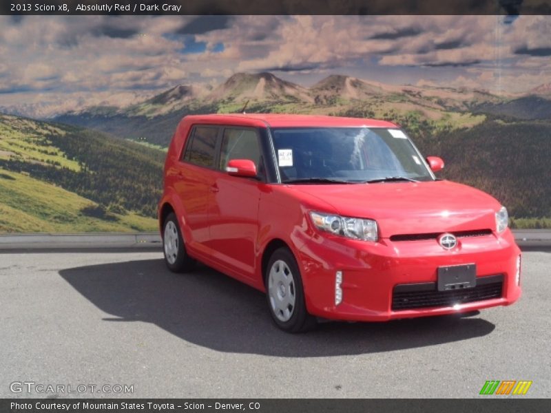 Absolutly Red / Dark Gray 2013 Scion xB