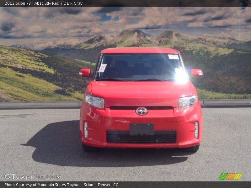 Absolutly Red / Dark Gray 2013 Scion xB