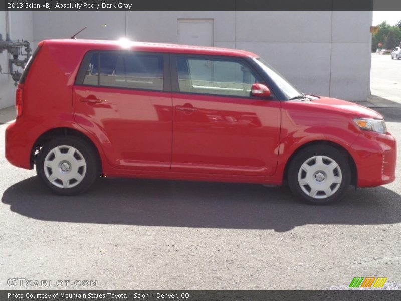 Absolutly Red / Dark Gray 2013 Scion xB