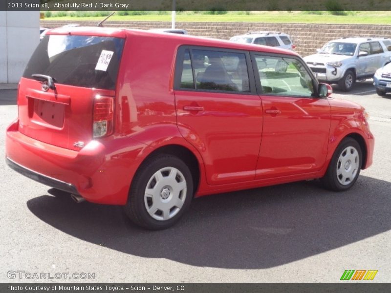 Absolutly Red / Dark Gray 2013 Scion xB
