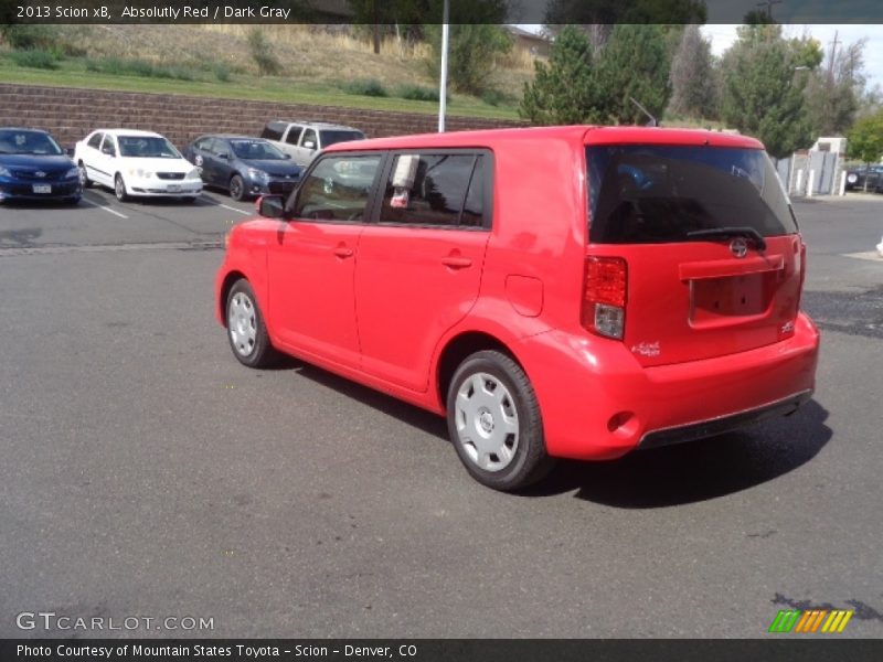 Absolutly Red / Dark Gray 2013 Scion xB