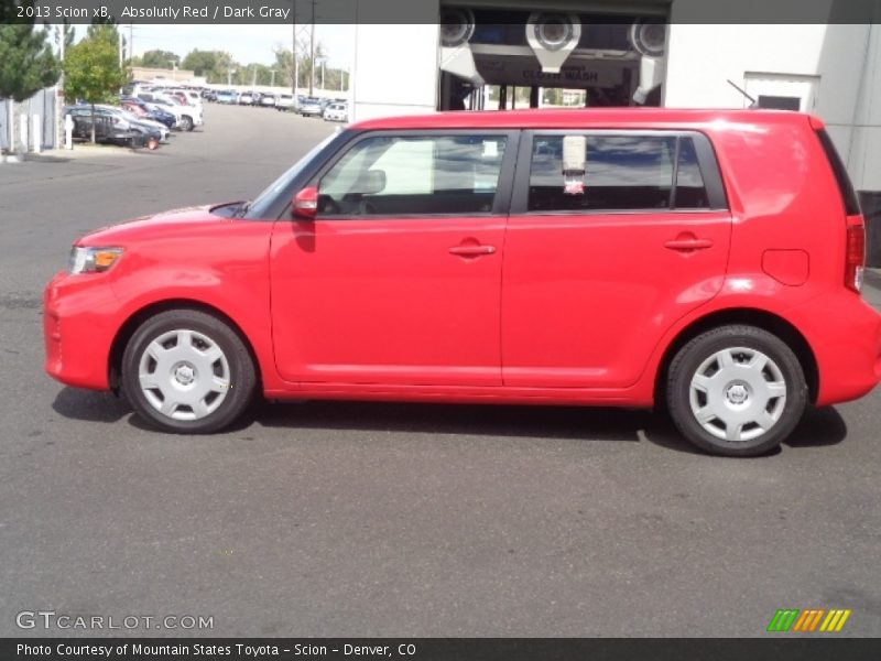 Absolutly Red / Dark Gray 2013 Scion xB