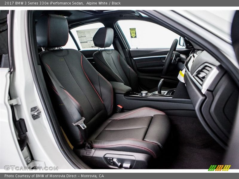 2017 3 Series 330e iPerfomance Sedan Black Interior