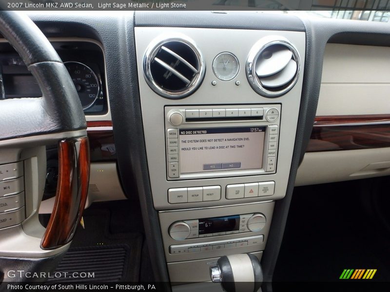 Light Sage Metallic / Light Stone 2007 Lincoln MKZ AWD Sedan