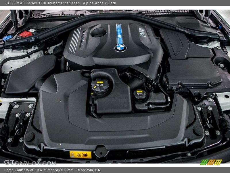  2017 3 Series 330e iPerfomance Sedan Engine - 2.0 Liter e DI TwinPower Turbocharged DOHC 16-Valve VVT 4 Cylinder Gasoline/Plug-in Electric Hybrid