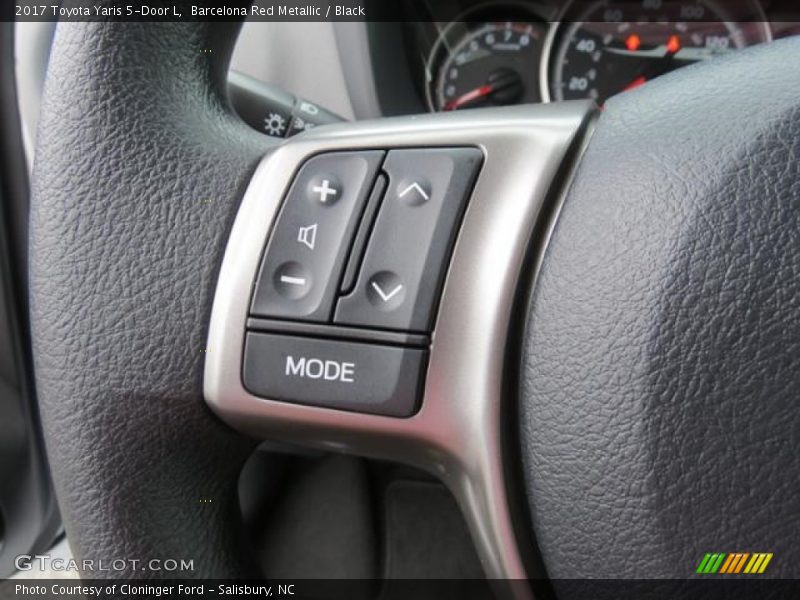 Controls of 2017 Yaris 5-Door L