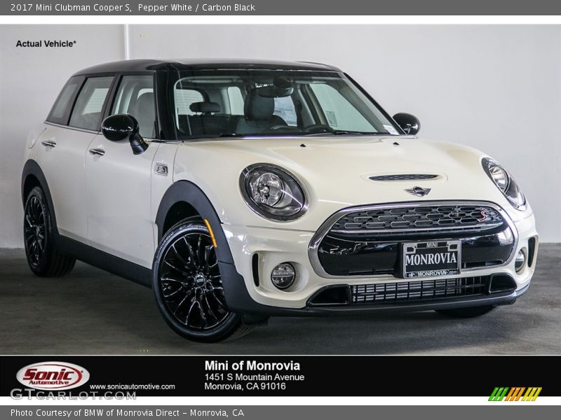Pepper White / Carbon Black 2017 Mini Clubman Cooper S