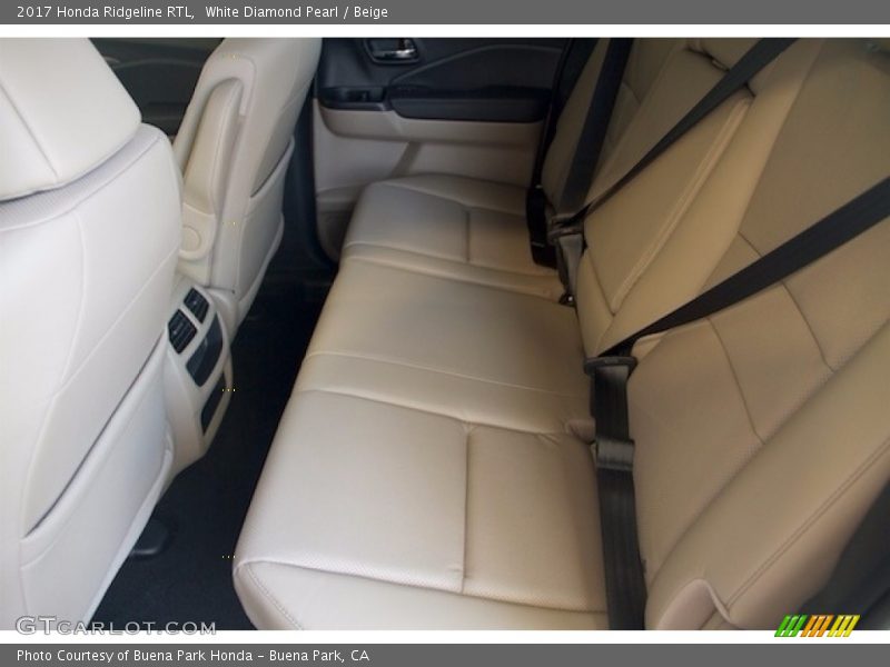 White Diamond Pearl / Beige 2017 Honda Ridgeline RTL