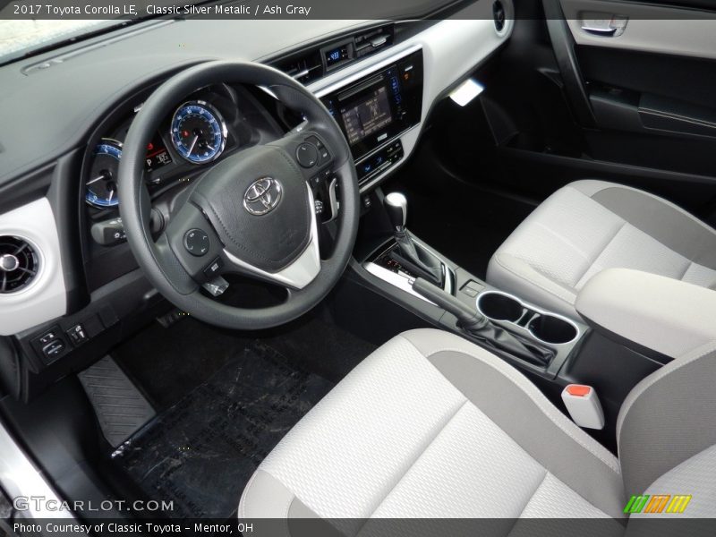  2017 Corolla LE Ash Gray Interior