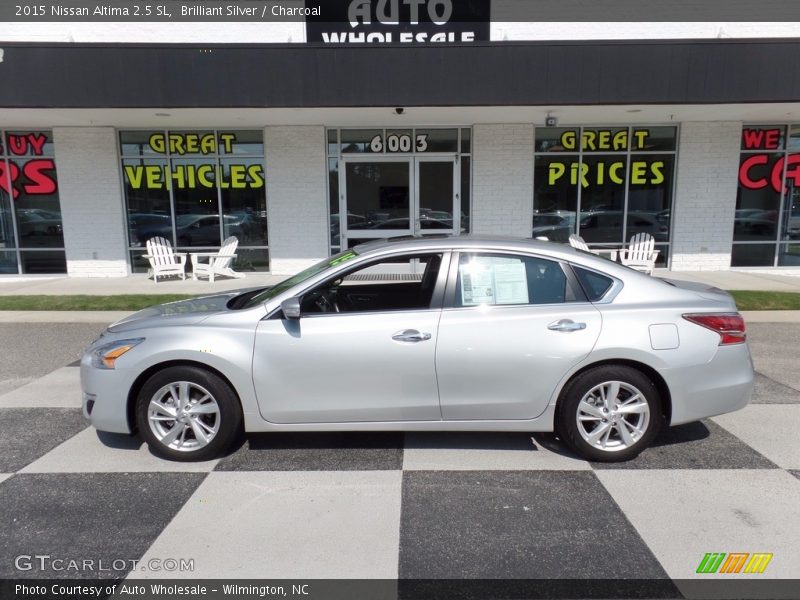 Brilliant Silver / Charcoal 2015 Nissan Altima 2.5 SL