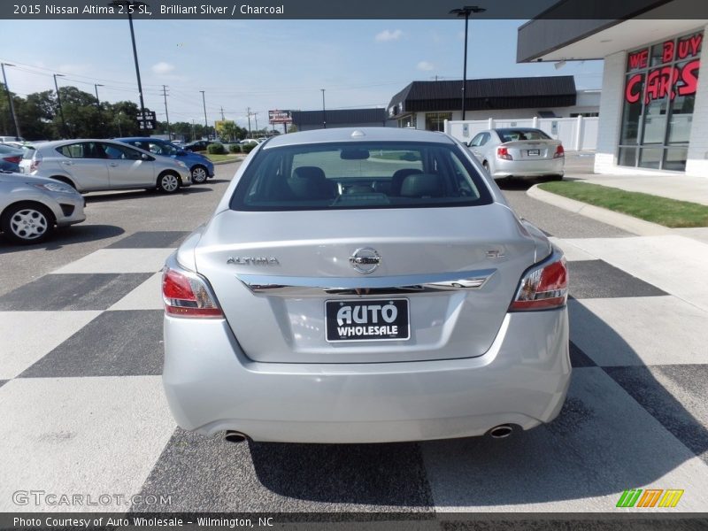 Brilliant Silver / Charcoal 2015 Nissan Altima 2.5 SL