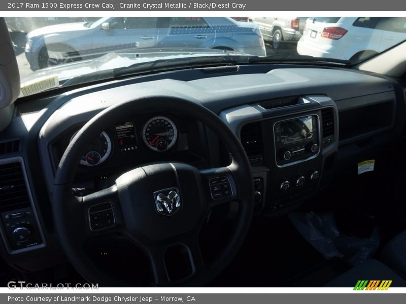Granite Crystal Metallic / Black/Diesel Gray 2017 Ram 1500 Express Crew Cab
