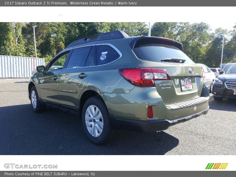 Wilderness Green Metallic / Warm Ivory 2017 Subaru Outback 2.5i Premium