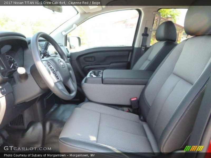 Cayenne Red / Beige 2017 Nissan TITAN XD S Crew Cab 4x4