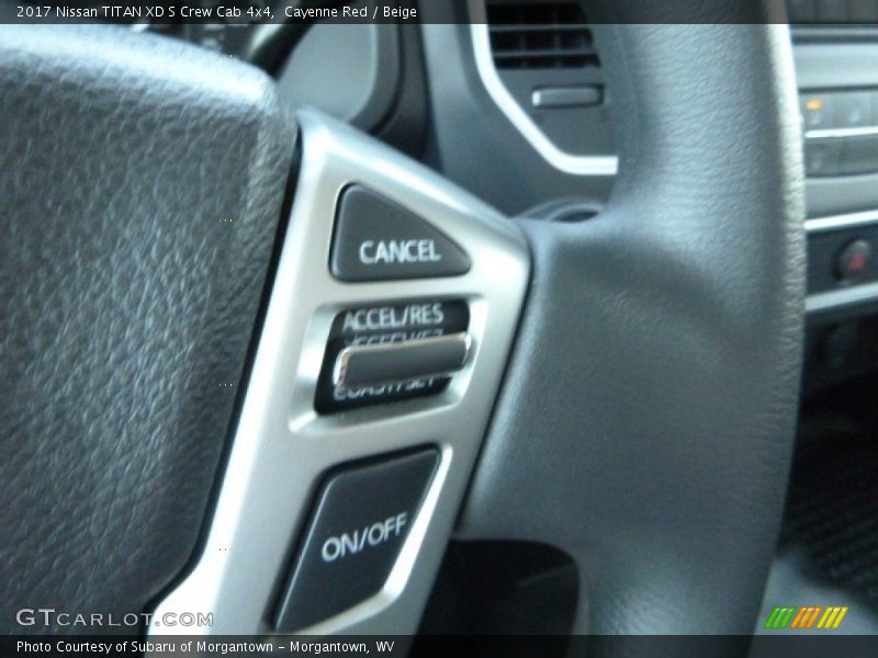 Cayenne Red / Beige 2017 Nissan TITAN XD S Crew Cab 4x4