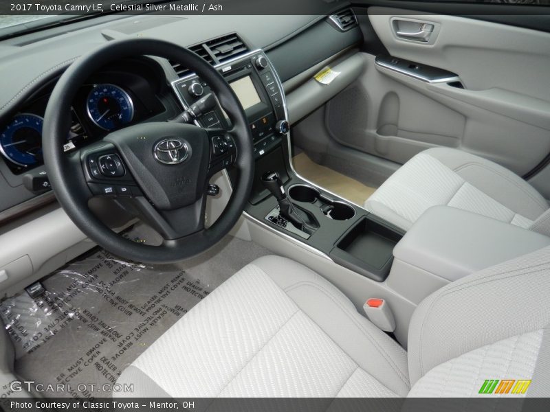 Celestial Silver Metallic / Ash 2017 Toyota Camry LE