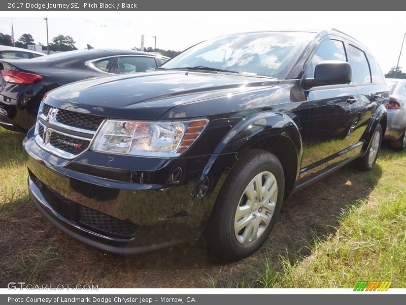 Pitch Black / Black 2017 Dodge Journey SE
