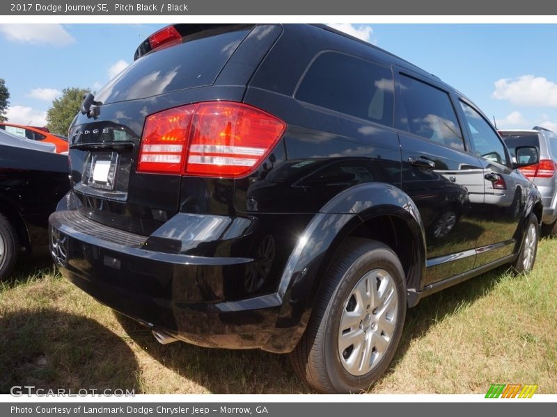 Pitch Black / Black 2017 Dodge Journey SE