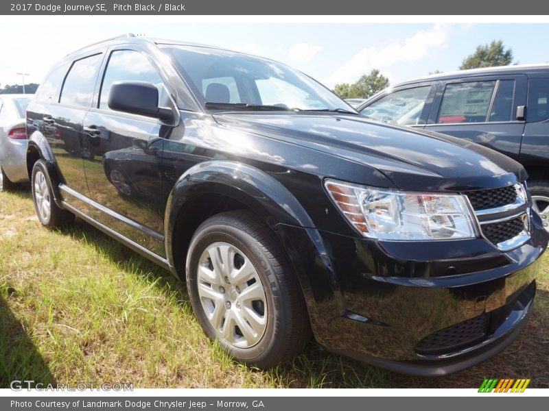 Pitch Black / Black 2017 Dodge Journey SE