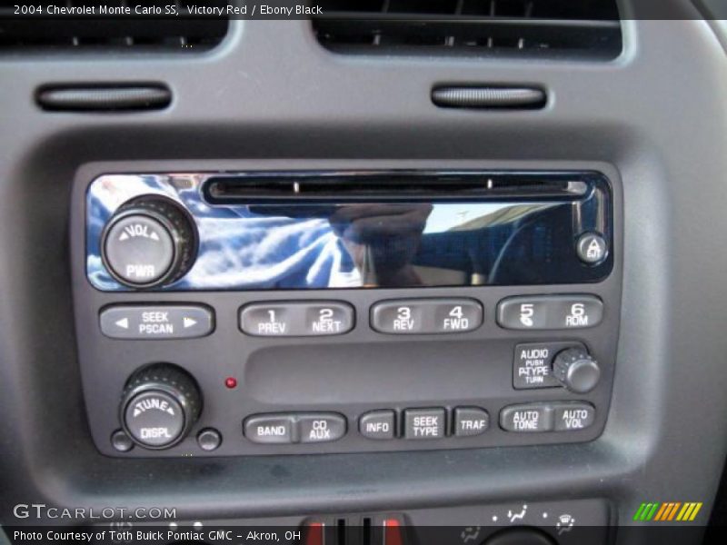 Victory Red / Ebony Black 2004 Chevrolet Monte Carlo SS
