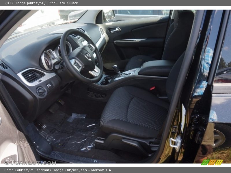 Pitch Black / Black 2017 Dodge Journey SE