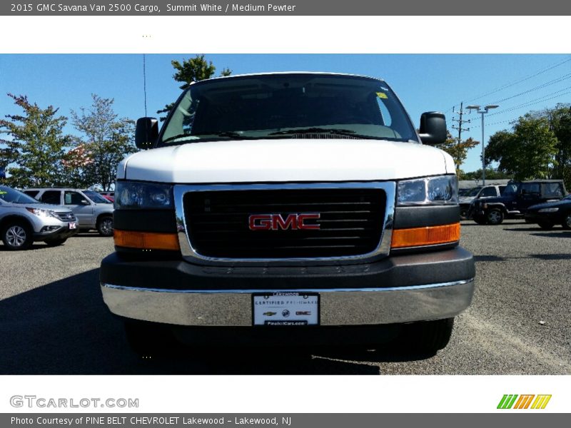 Summit White / Medium Pewter 2015 GMC Savana Van 2500 Cargo
