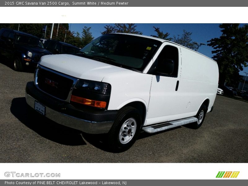 Summit White / Medium Pewter 2015 GMC Savana Van 2500 Cargo