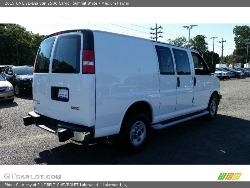 Summit White / Medium Pewter 2015 GMC Savana Van 2500 Cargo