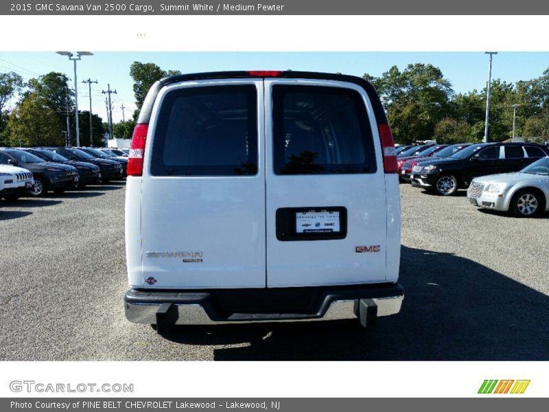 Summit White / Medium Pewter 2015 GMC Savana Van 2500 Cargo