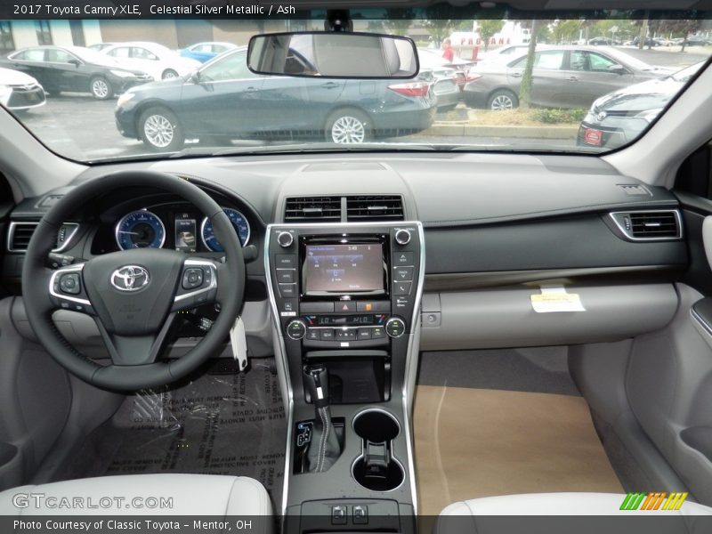Celestial Silver Metallic / Ash 2017 Toyota Camry XLE
