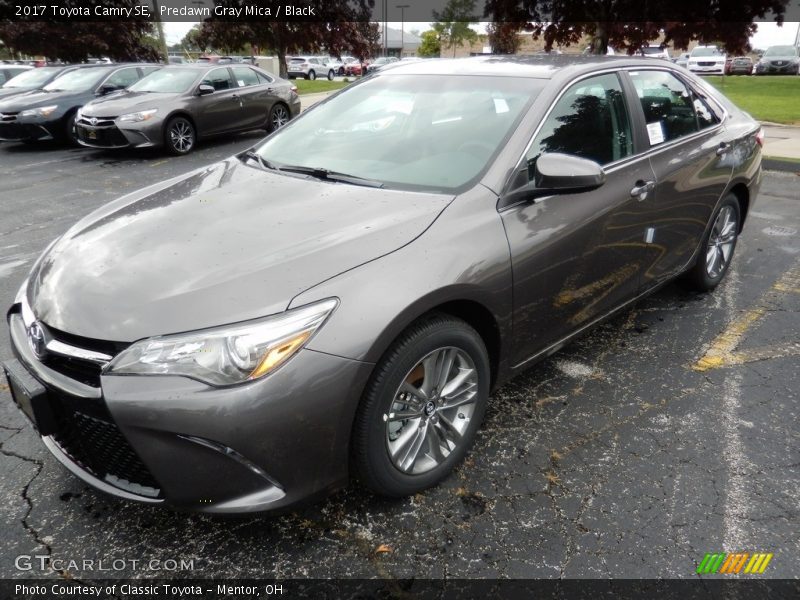Predawn Gray Mica / Black 2017 Toyota Camry SE
