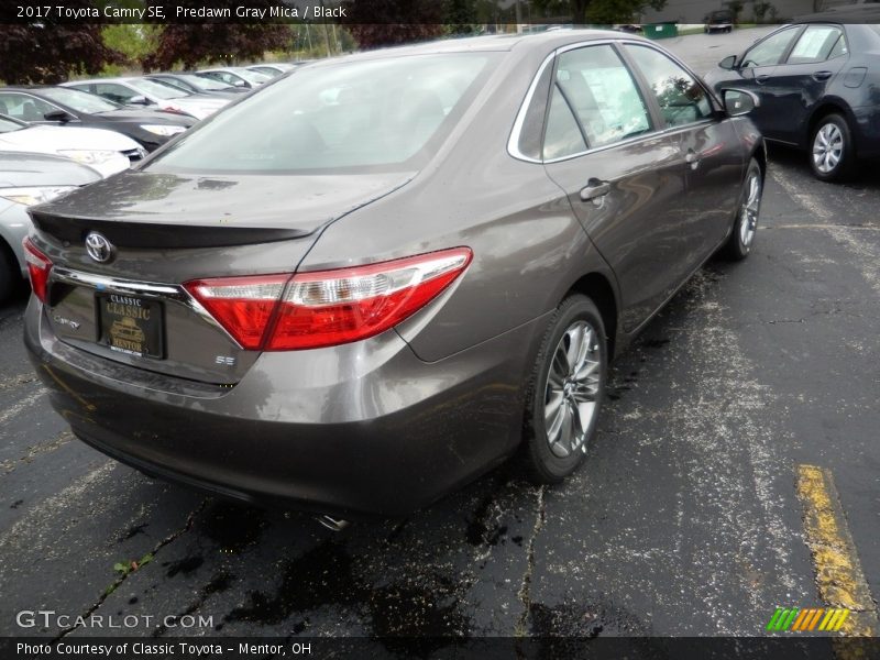Predawn Gray Mica / Black 2017 Toyota Camry SE