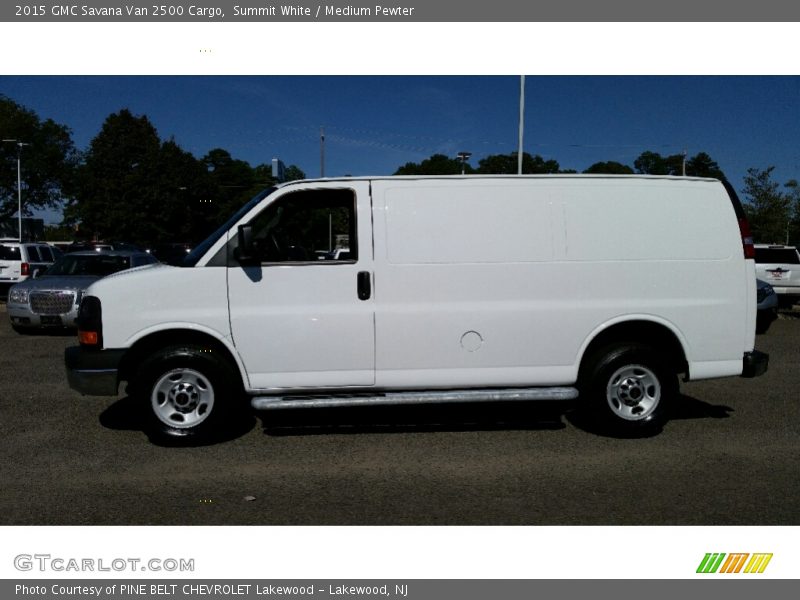 Summit White / Medium Pewter 2015 GMC Savana Van 2500 Cargo