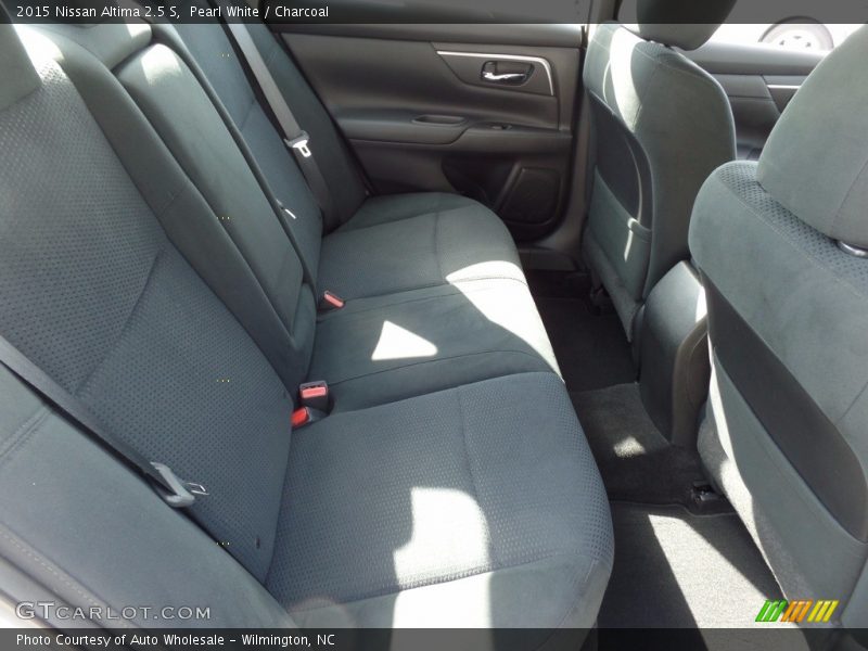 Pearl White / Charcoal 2015 Nissan Altima 2.5 S