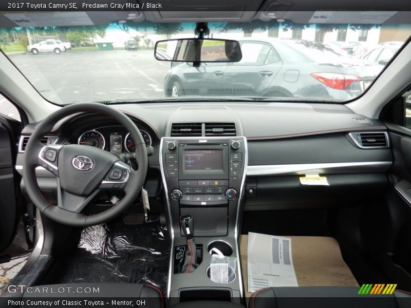 Predawn Gray Mica / Black 2017 Toyota Camry SE