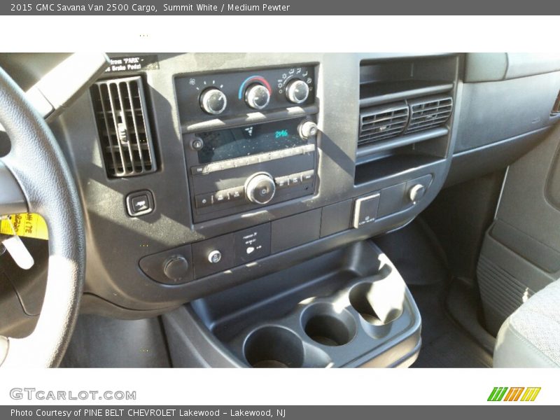 Summit White / Medium Pewter 2015 GMC Savana Van 2500 Cargo